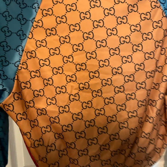 Gucci Light multi color Monogram Jacket sz Small - Picture 10 of 11